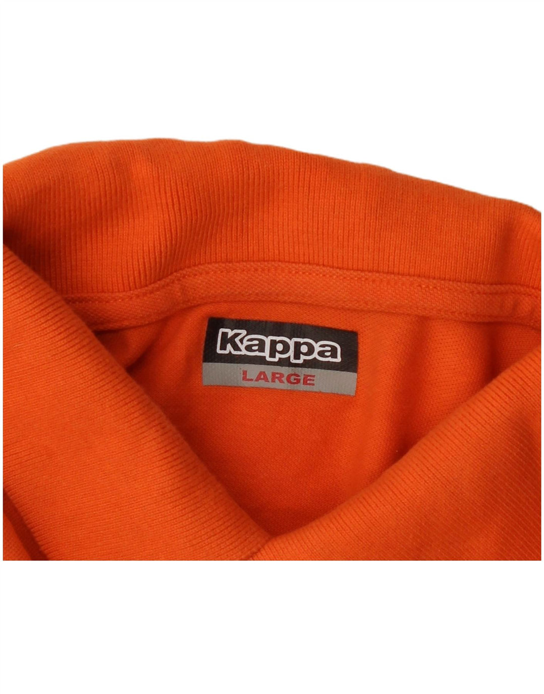 Kappa Herren Poloshirt Large Orange