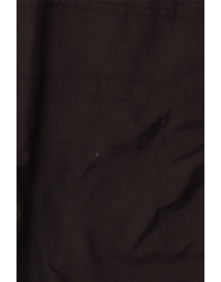 SUPERDRY Herren Windcheater Kapuzen-Windjacke UK 42 XL Schwarzes Nylon