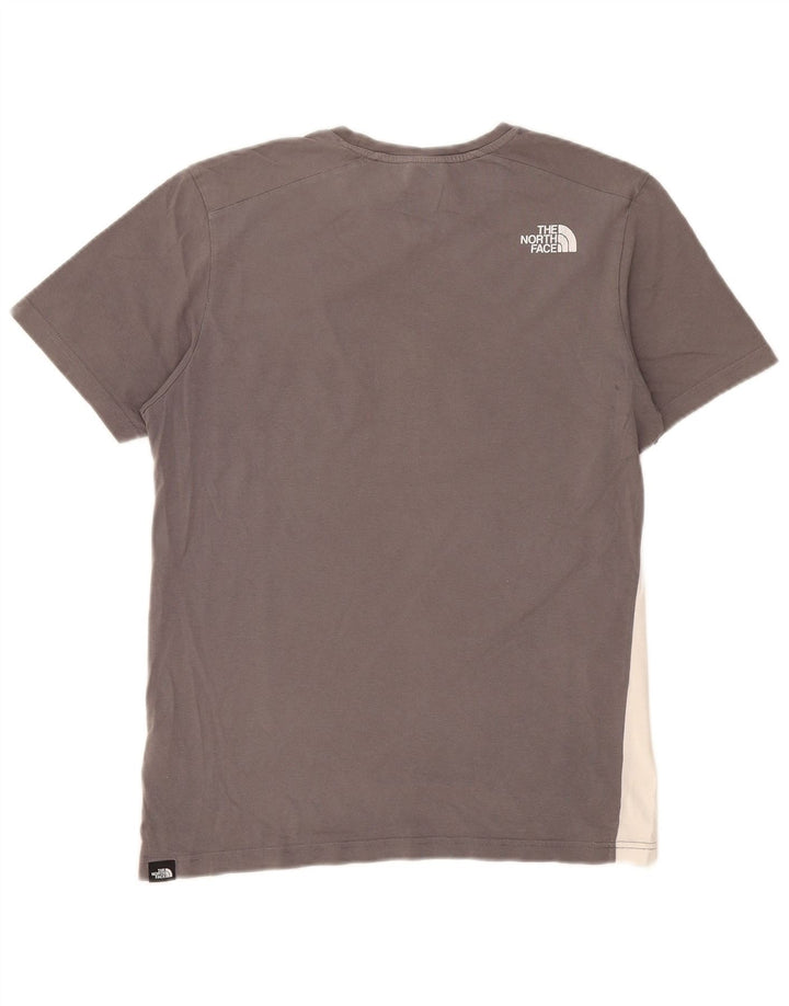 The North Face Herren-T-Shirt mit normaler Grafik, Größe S, Grau, Farbblock