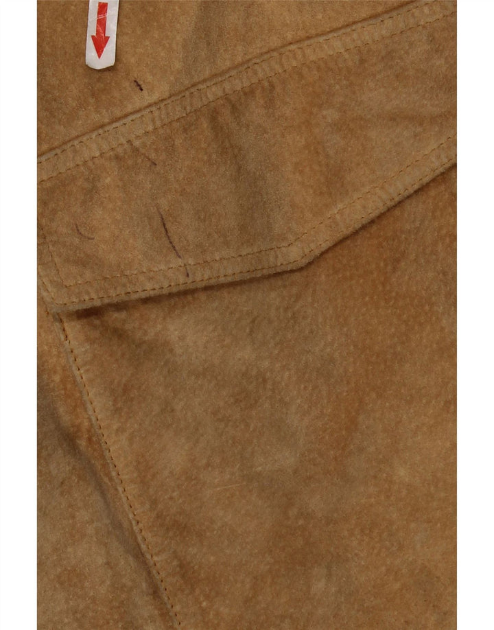 Conbipel Herren Wildlederjacke IT 56 2XL Beige Leder