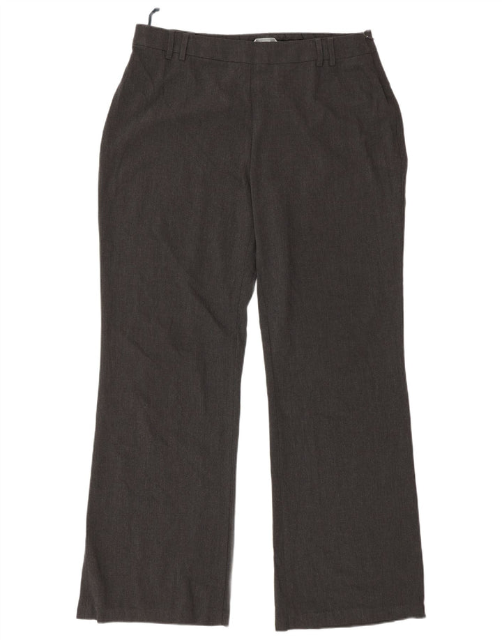 Marks & Spencer Damen Bootcut Freizeithose UK 16 Large W34 L30 Grau