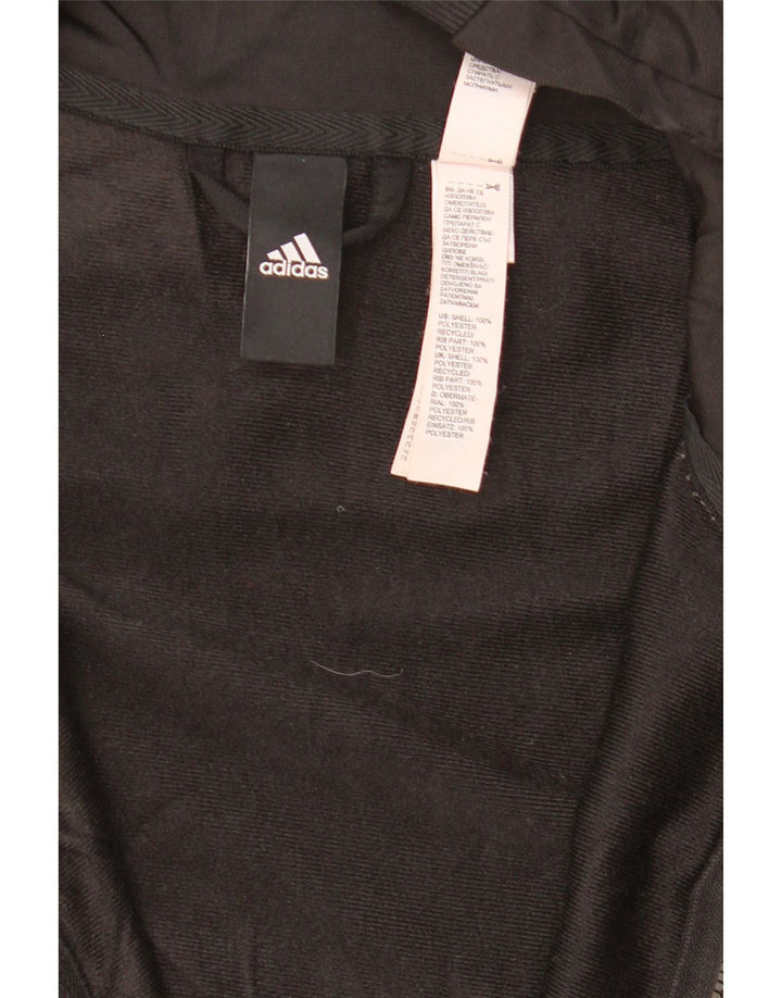 ADIDAS Herren-Trainingsanzug-Oberjacke, Mittelschwarzes Polyester