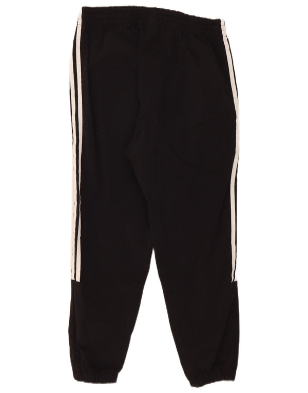 Adidas Herren Crop Trainingsanzug Hose Jogger Medium Schwarz Nylon