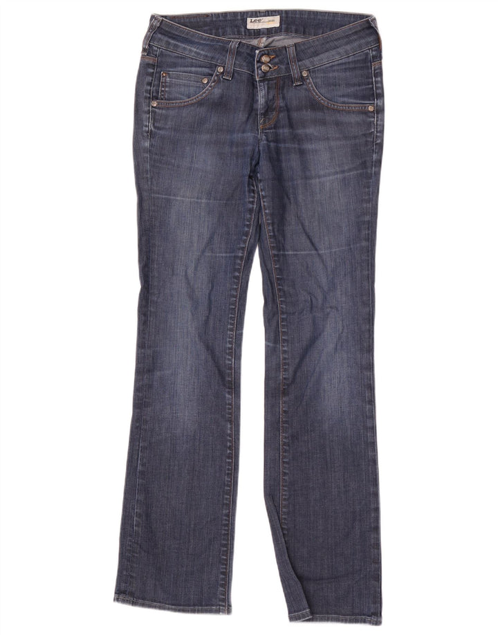 Lee Damen Bootcut-Jeans W28 L31 Marineblau
