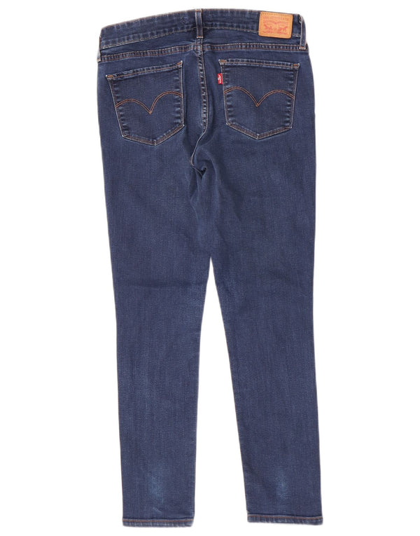 Levi's Damen 711 Skinny Jeans W27 L27 Blaue Baumwolle