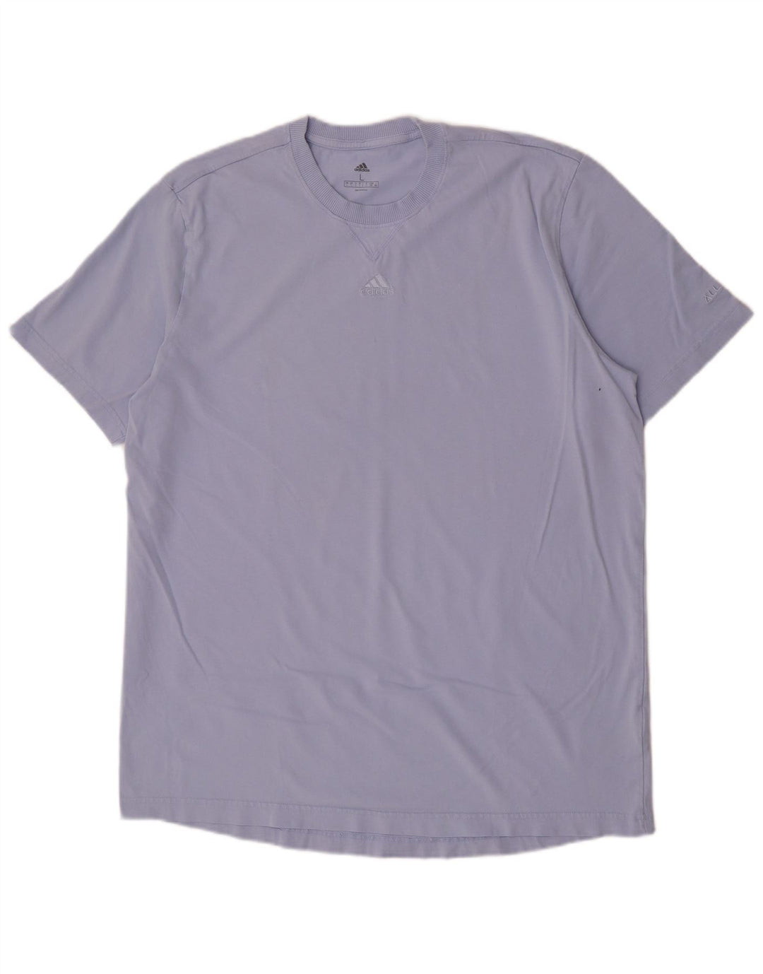 Adidas Herren T-Shirt Top Large Lila Baumwolle
