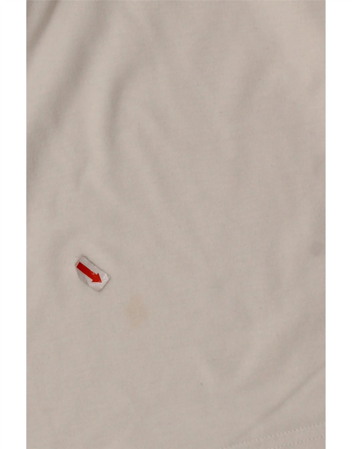 ARMANI JUNIOR Jungen-T-Shirt mit Grafik, 11–12 Jahre, weiße Baumwolle