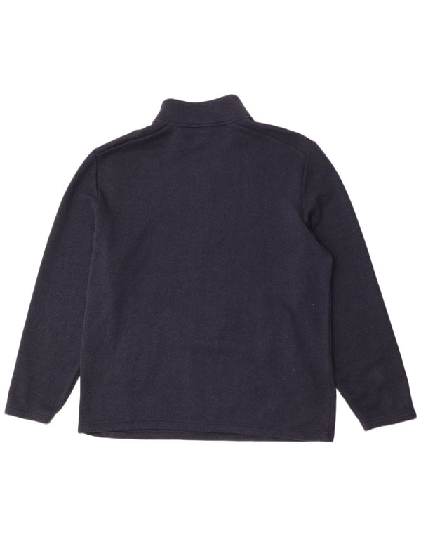Rohan Herren-Sweatshirt mit Reißverschluss am Hals, XL, Marineblau, Polyester