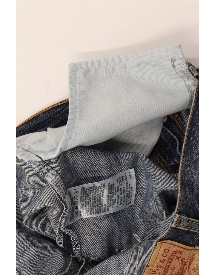 Levi's Damen 501 Jeansshorts W30 mittelblaue Baumwolle