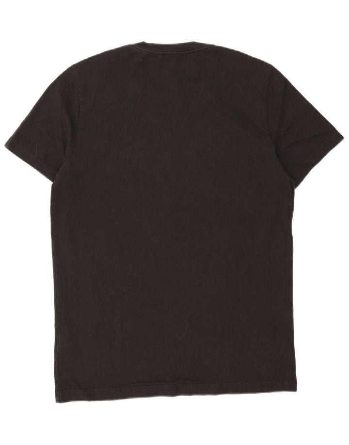 Dondup Herren T-Shirt Top Medium Schwarz Baumwolle