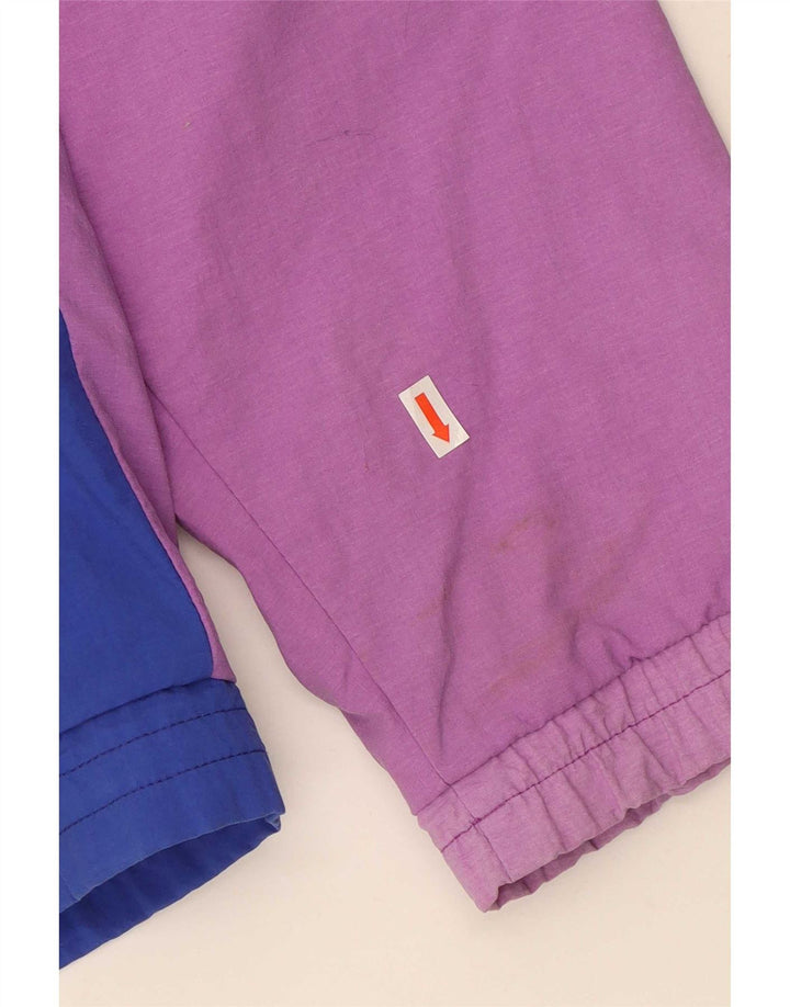 Fila Herren-Trainingsanzugoberjacke IT 48 Medium Mehrfarbiges Colourblock-Nylon