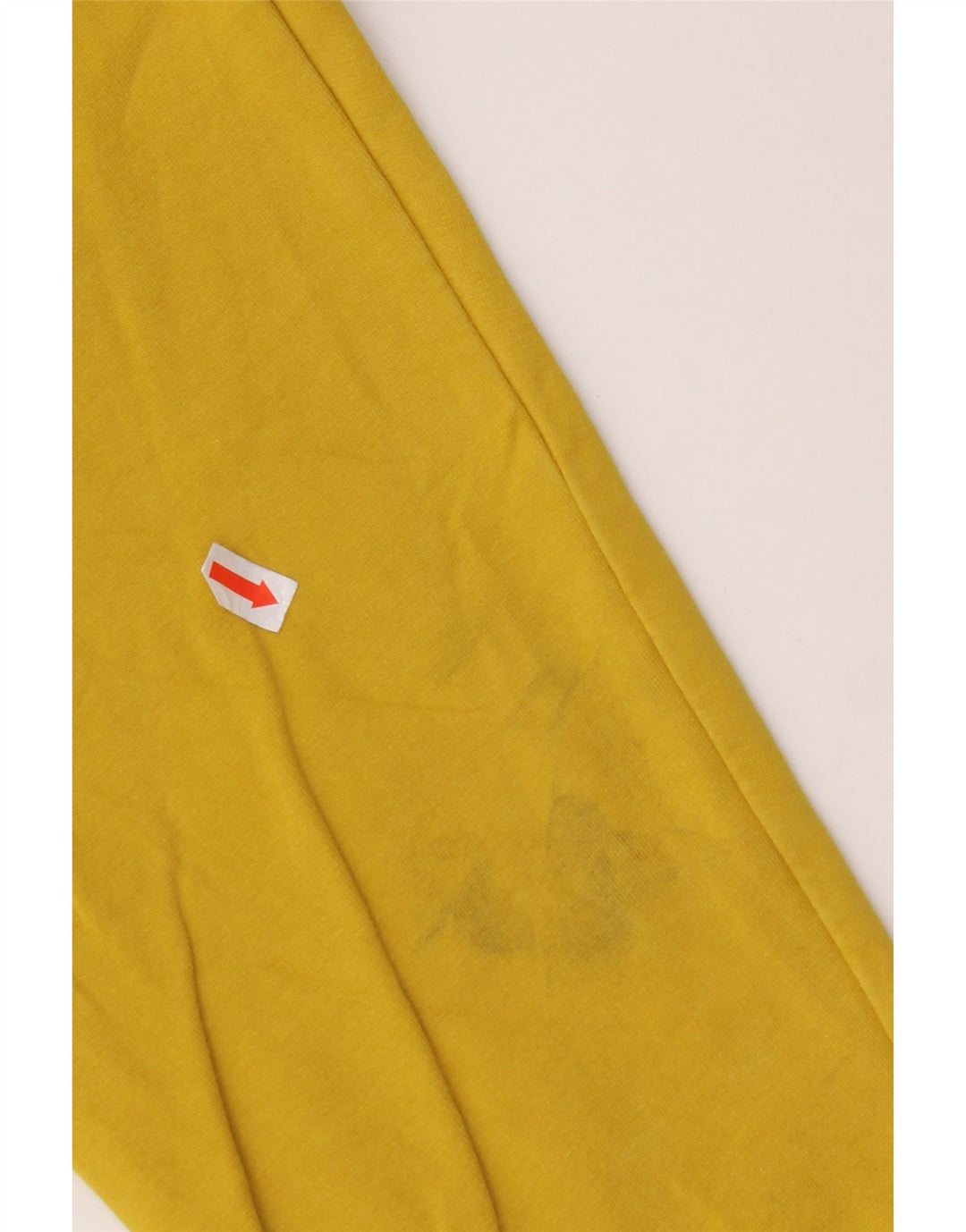 CAT Jungen-Sweatshirt mit Grafik, 13–14 Jahre, gelbe Farbblock-Baumwolle