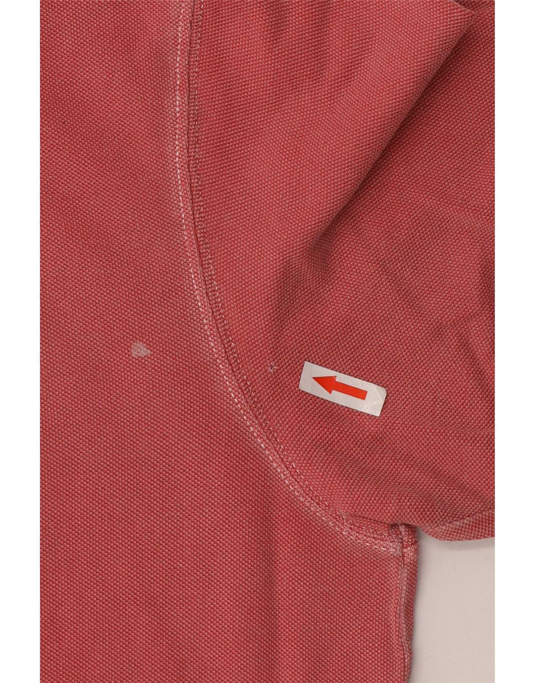 Tommy Hilfiger Herren-Poloshirt, große rote Baumwolle