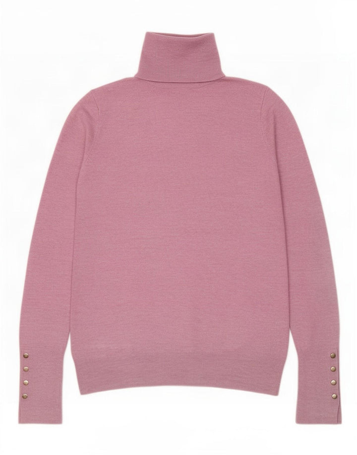 Rollkragenpullover für Damen von Zara, Gr. 10, Rosa