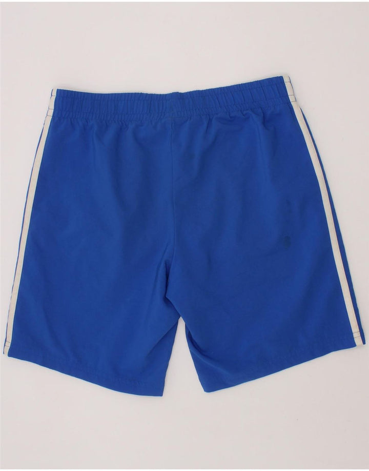 ADIDAS Boys Sport Shorts 11-12 Years Blue Vintage Adidas and Second-Hand Adidas from Messina Hembry 