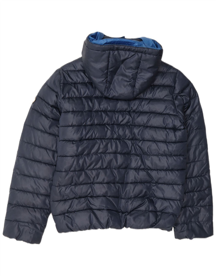 Lotto Herren-Jacke mit Kapuze, gepolstert, UK 36, Größe S, Marineblau, Polyester