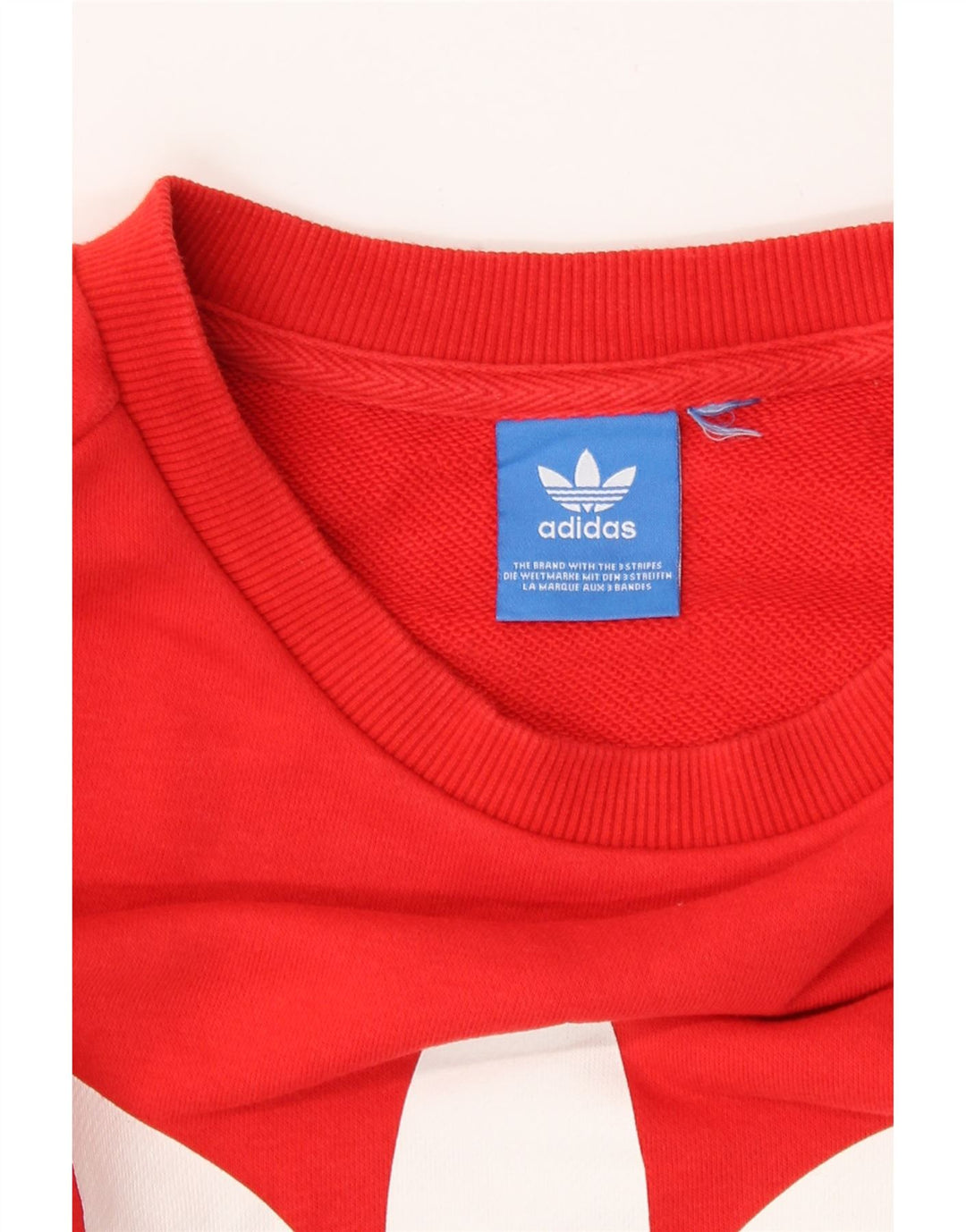 Adidas Damen Graphic Sweatshirt Pullover UK 8 Small Rot