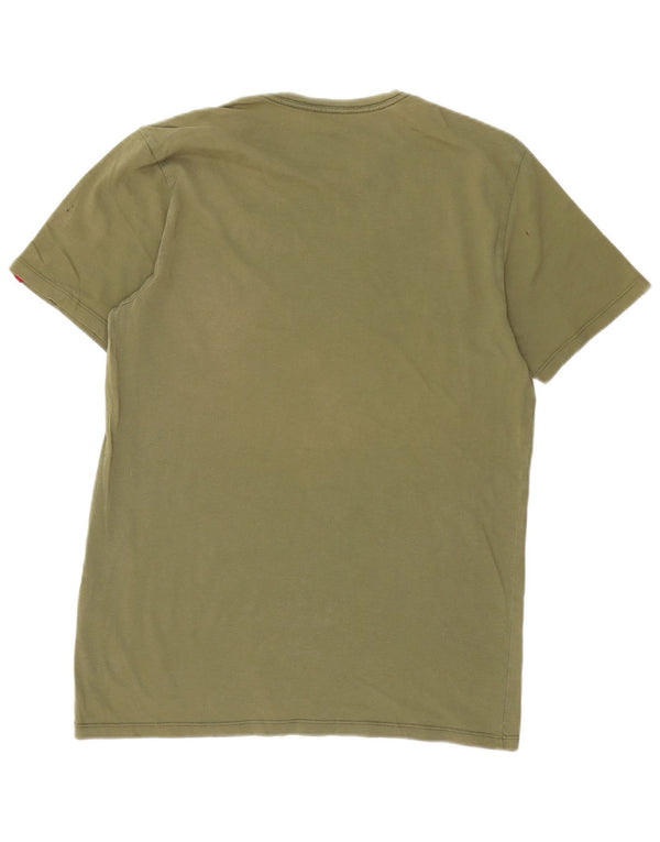 Levi's Herren T-Shirt Top Large Grün Baumwolle