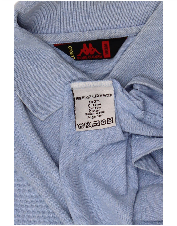 Kappa Herren-Poloshirt aus mittelblauer Baumwolle