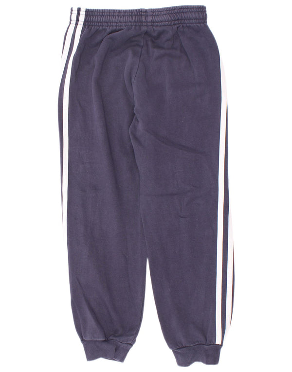 Adidas Jungen-Trainingshose, Jogginghose, 6–7 Jahre, marineblaue Baumwolle