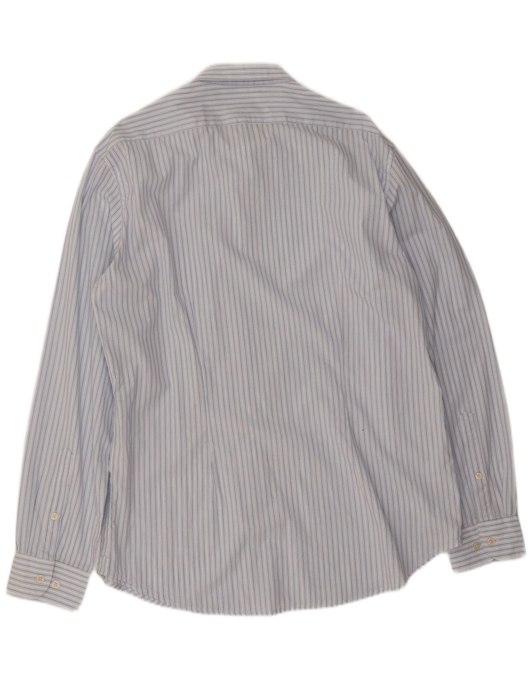 Carrera Herrenhemd XL Blau gestreift aus Baumwolle