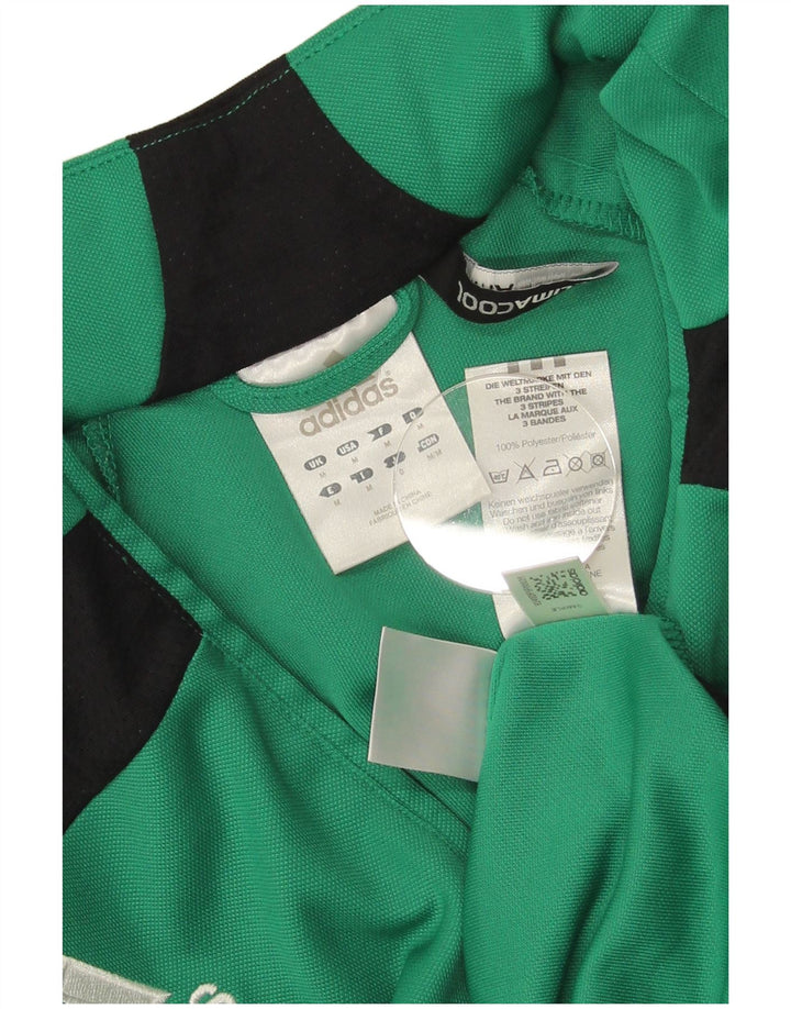Adidas Herren Climacool Pullover-Trainingsanzug-Oberteil, mittelgrün, Farbblock