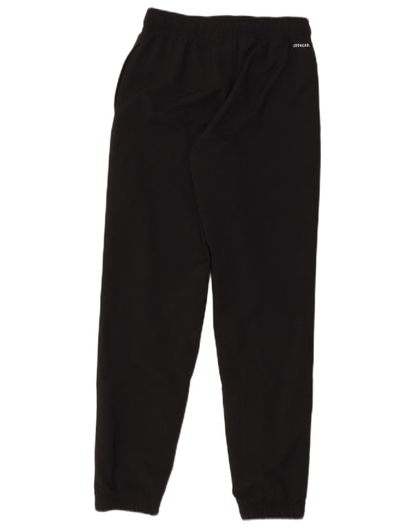 Adidas Jungen-Trainingshose, Jogginghose, 11–12 Jahre, schwarzes Polyester