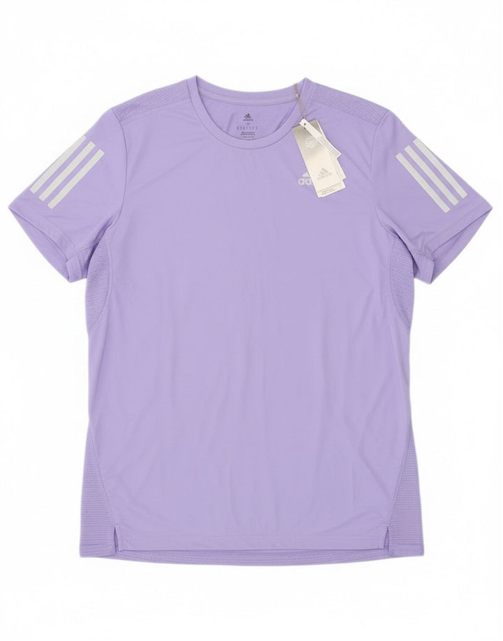 Adidas Herren Aeroready T-Shirt Top Medium Lila Polyester