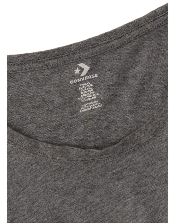 Converse Herren T-Shirt Top 2XL Grau