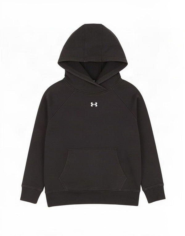 Under Armour Damen Übergroßer Kapuzenpullover UK 10 Small Schwarz Baumwolle
