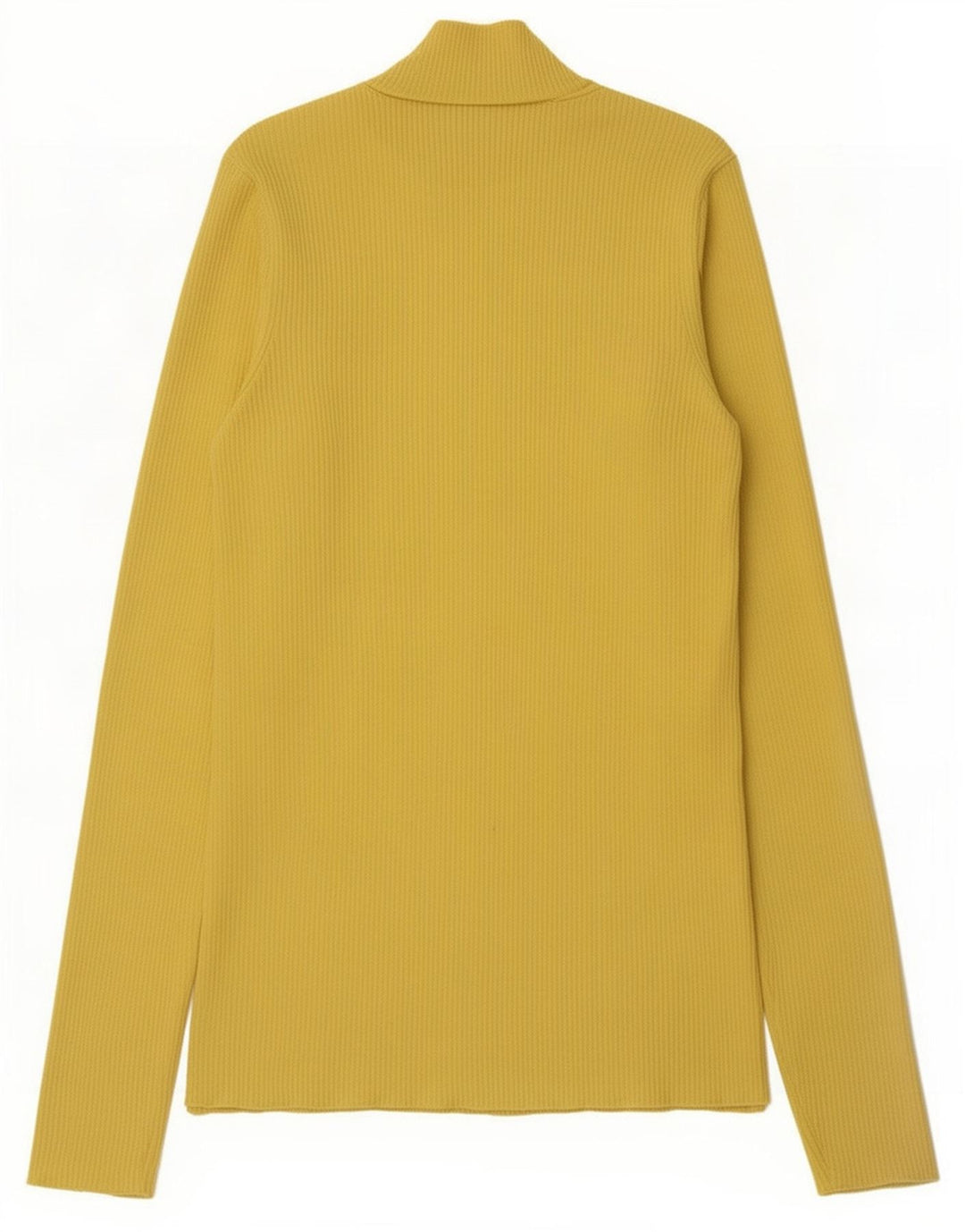Zara Damen Top Langarm UK 8 Small Gelb Polyamid