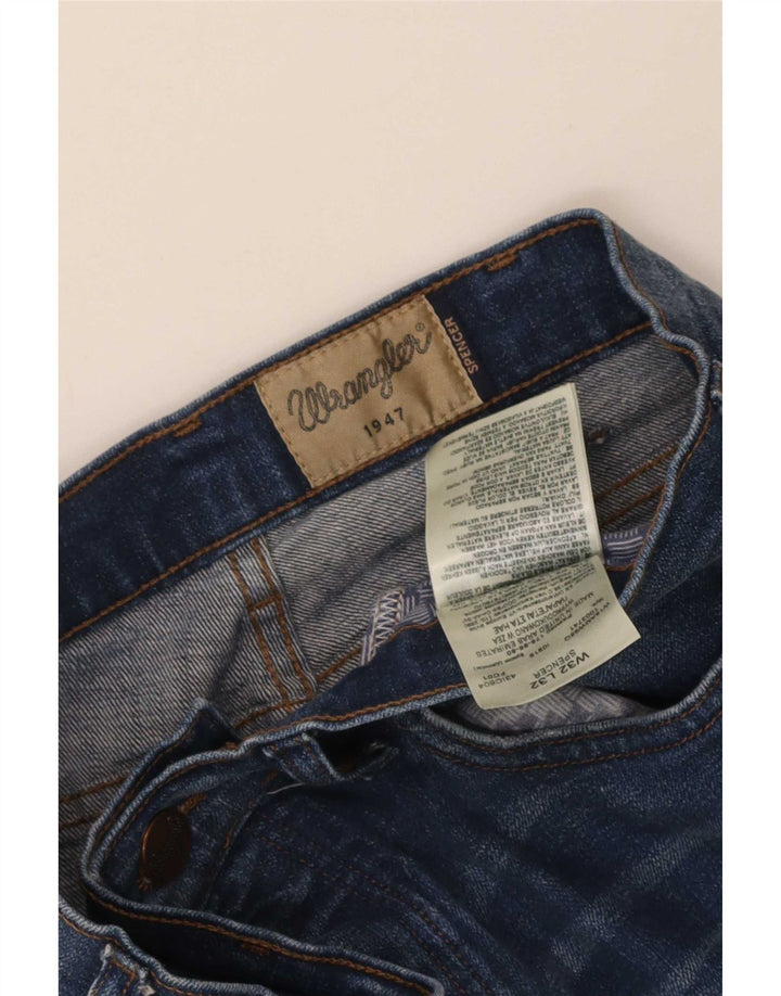 Wrangler Herren Spencer Straight Jeans W32 L32 Blaue Baumwolle