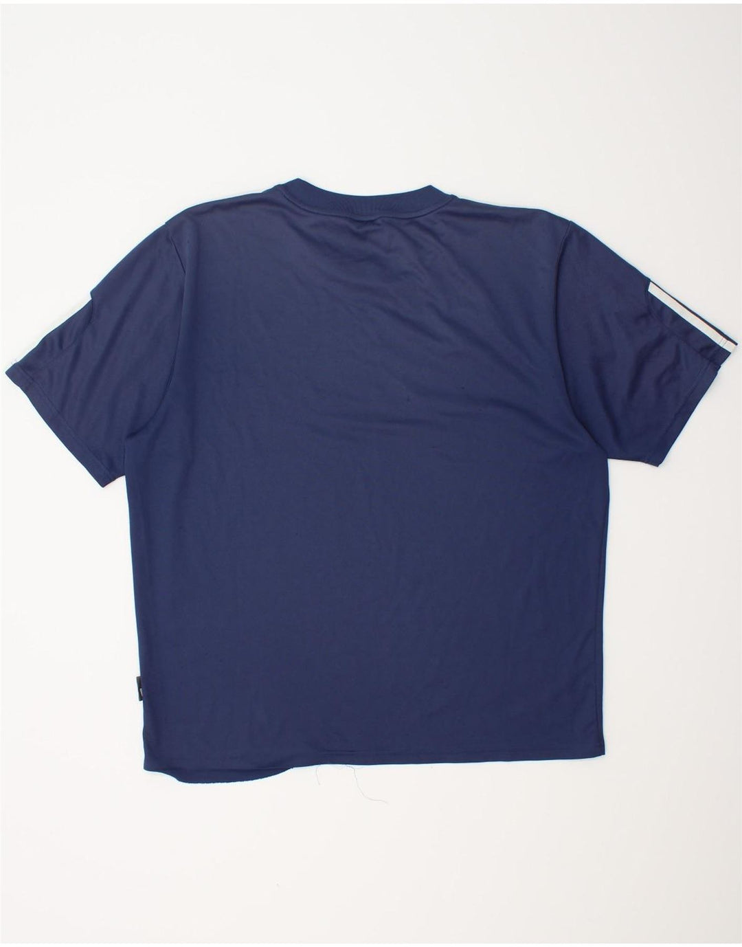 ADIDAS Herren Climalite T-Shirt Top Large Marineblau Polyester