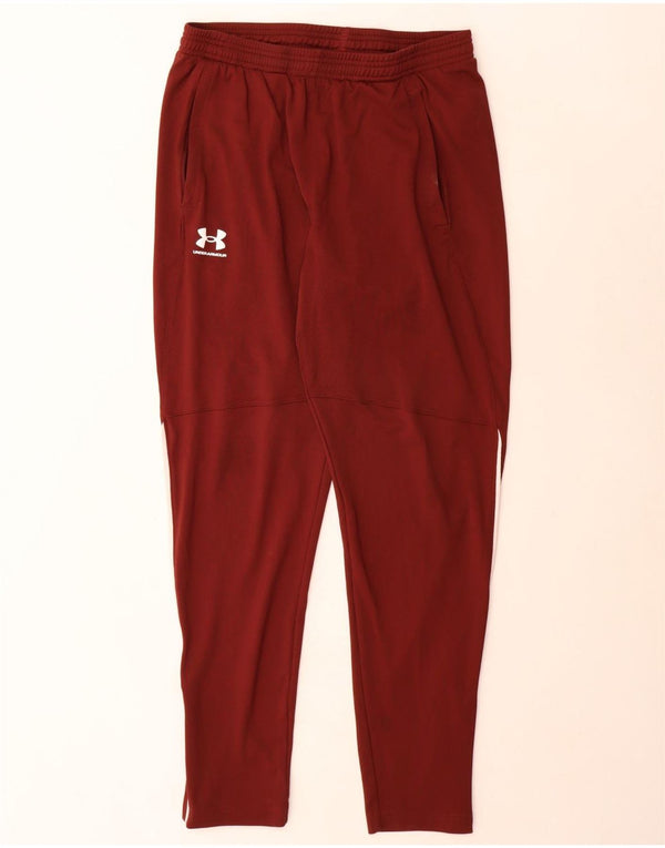 Under Armour Herren-Trainingshose XL, Burgunderrot, Polyester