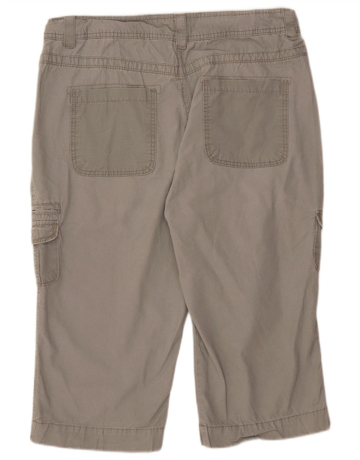 Lee Womens Raiders Cargo Shorts US 16 2XL W34 Graue Baumwolle