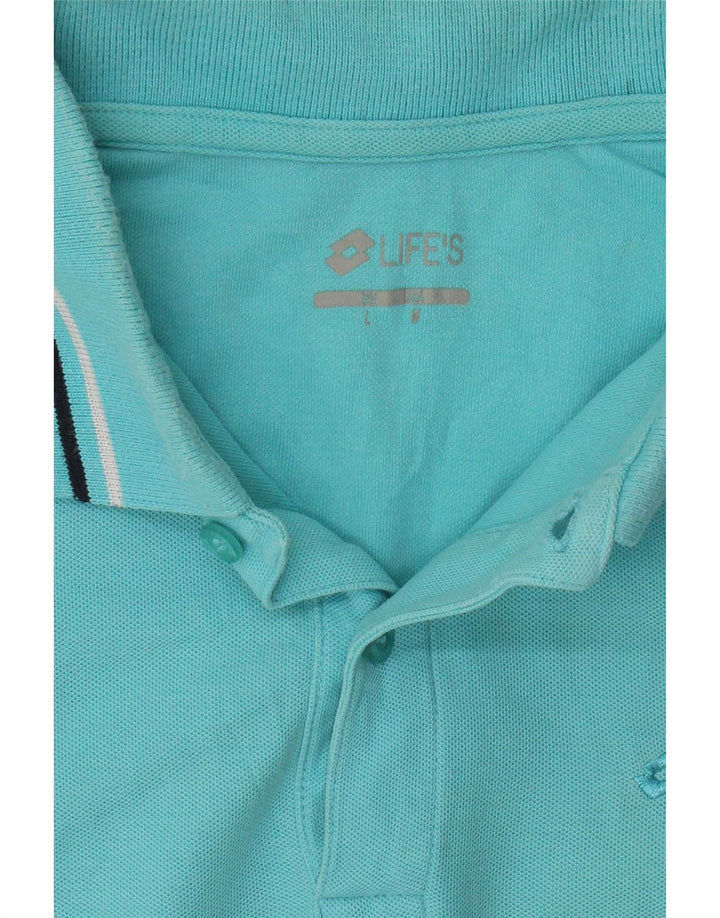 Lotto Herren Poloshirt Mittelblau