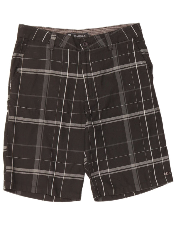 O'Neill Damen Chinoshorts W32 Mittelschwarz kariertes Polyester
