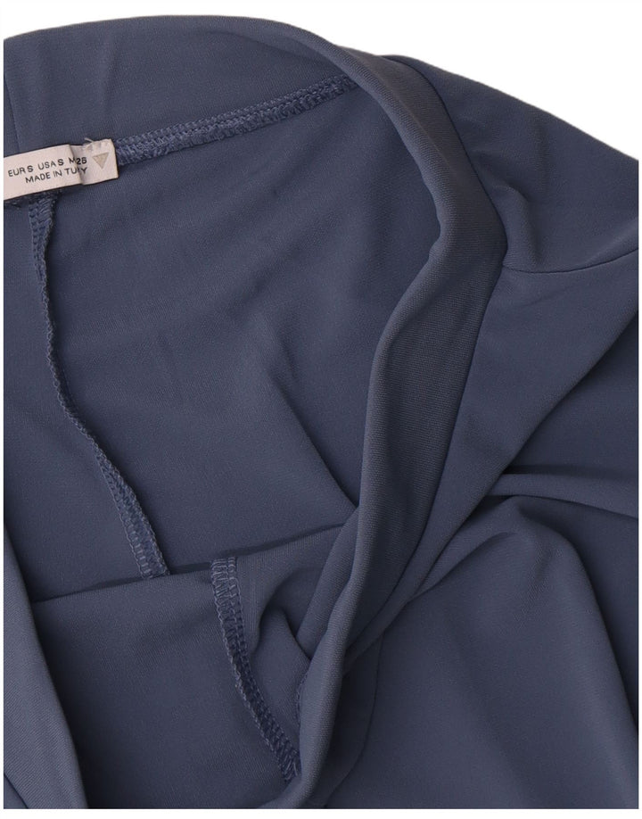 Zara Damen-Trainingshose mit hoher Taille, Größe S, Größe S, Blau, Polyester