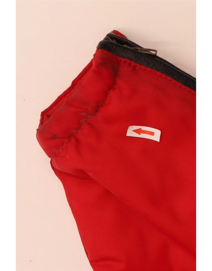 Vintage Herren Bomberjacke UK 42 XL Rot Colourblock Polyamid