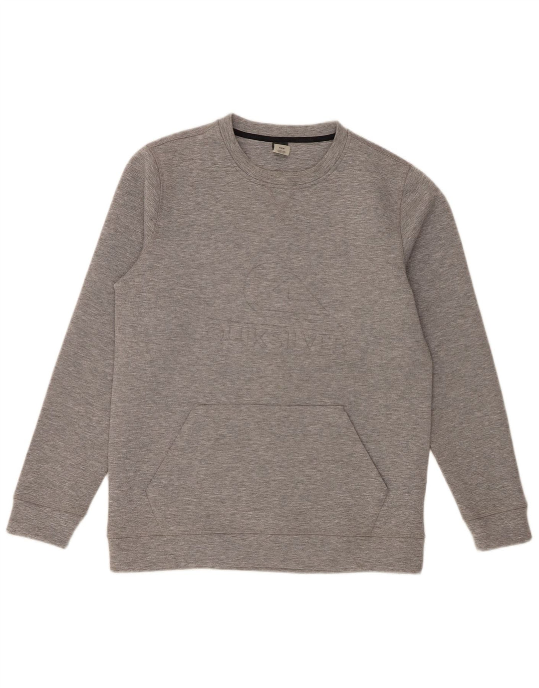 Quiksilver Herren-Sweatshirt mit Grafik, Größe L, grau, Polyester