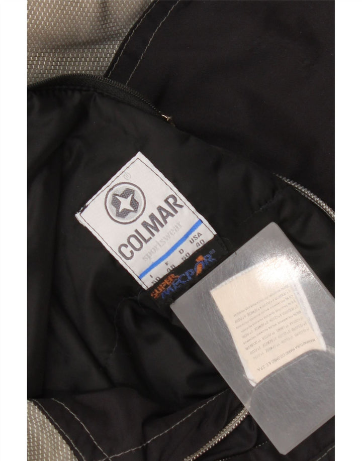 Colmar Herren-Skijacke mit Kapuze, IT 50, Mittelschwarz, Farbblock