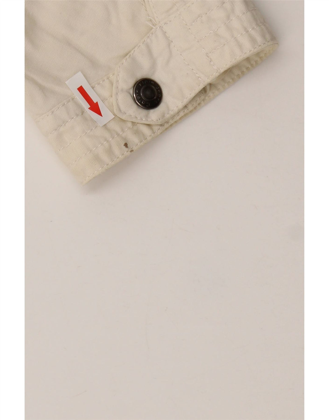 Calvin Klein Jeans Damen Utility-Jacke UK 16 Large Off White Cotton