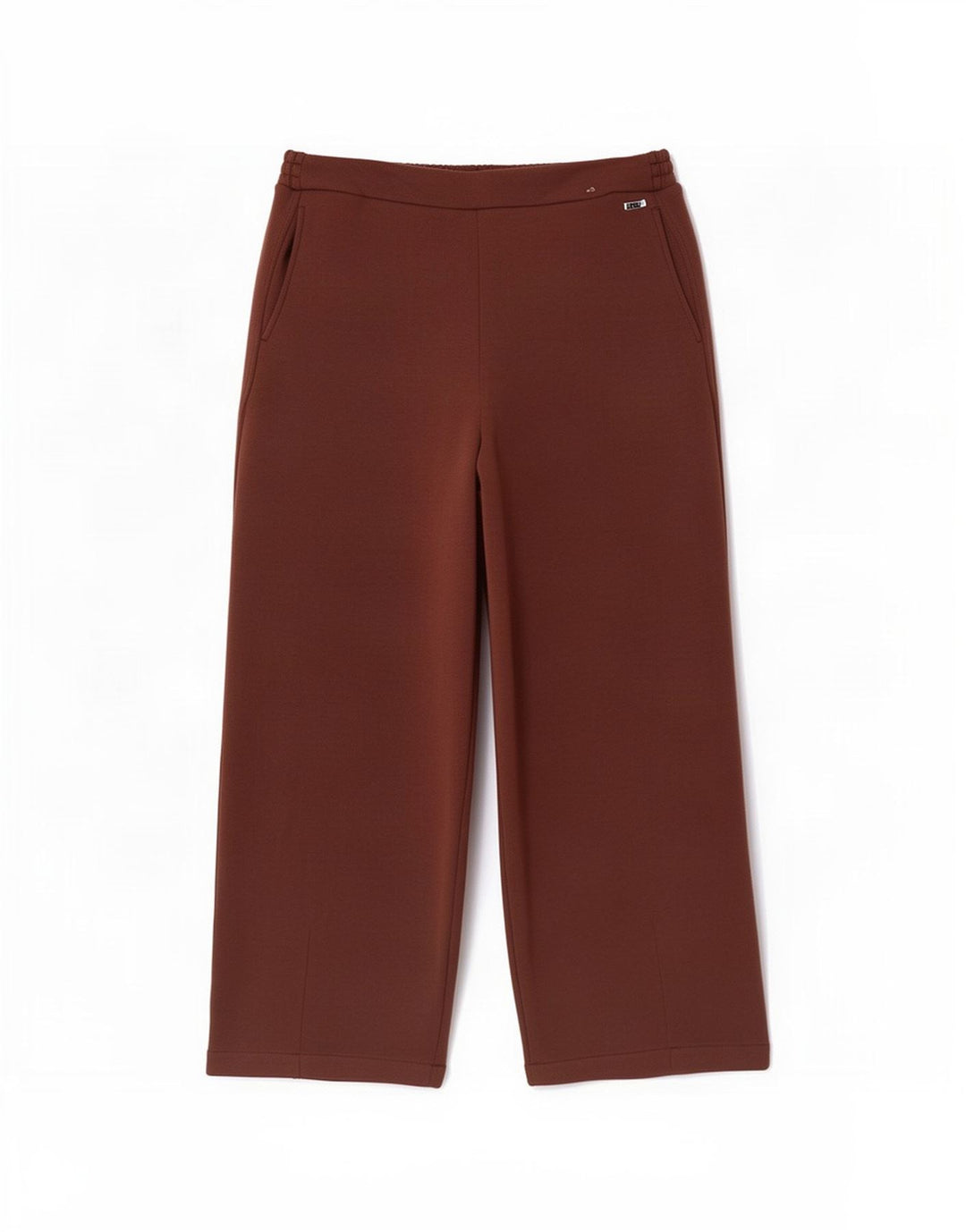Marks & Spencer Crop-Trainingshose für Damen, UK 14, Größe L, braun, Polyester