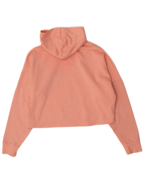 Puma Mädchen Crop Graphic Hoodie Pullover 13–14 Jahre rosa Baumwolle