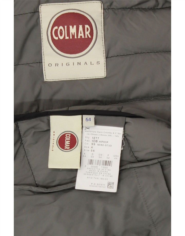 Colmar Herren-Jacke mit Kapuze, gepolstert, EU 54, Größe L, Schwarz, Polyester