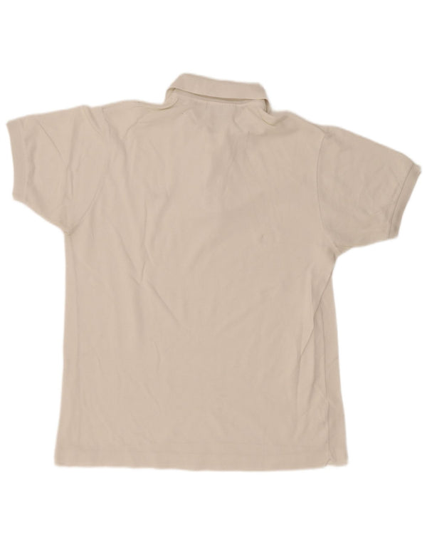Lacoste Herren-Poloshirt mit klassischer Passform, Größe 5, große weiße Baumwolle