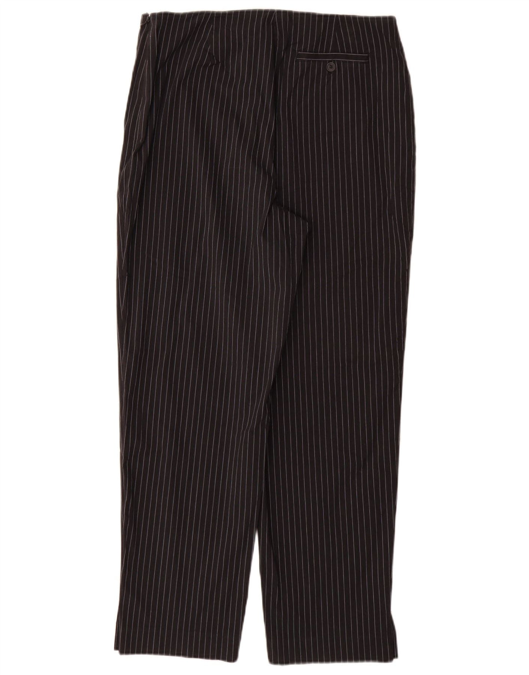 BROOKS BROTHERS Damen 346 Freizeithose US 12 Large W30 L28 Schwarz