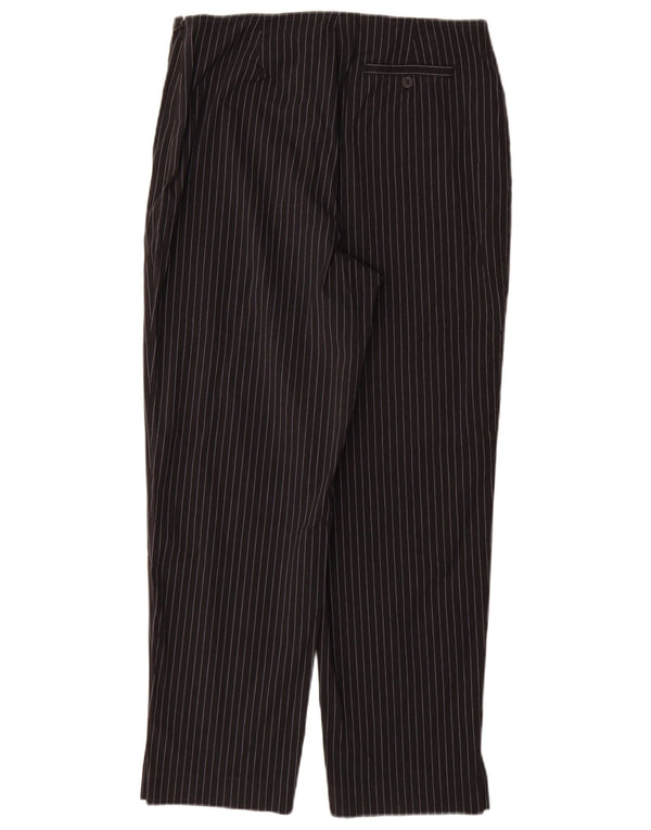 BROOKS BROTHERS Damen 346 Freizeithose US 12 Large W30 L28 Schwarz