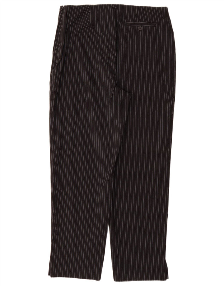 BROOKS BROTHERS Damen 346 Freizeithose US 12 Large W30 L28 Schwarz