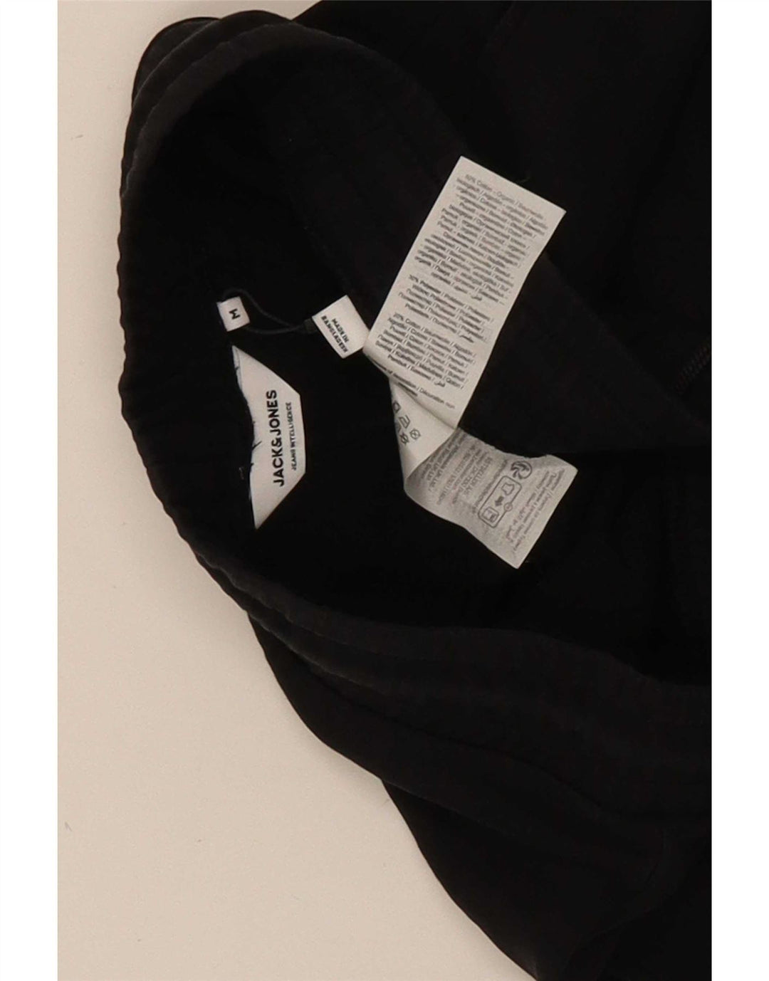 Jack & Jones Herren-Trainingshose mit Grafik, mittelschwarz, Baumwolle